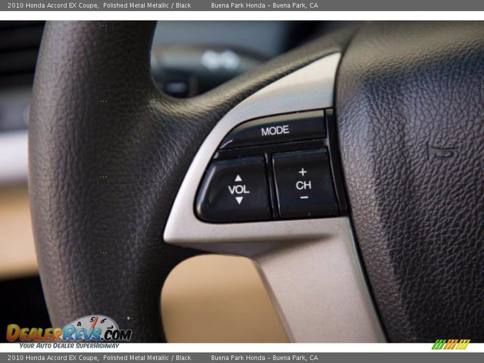 2010 Honda Accord EX Coupe Steering Wheel Photo #15