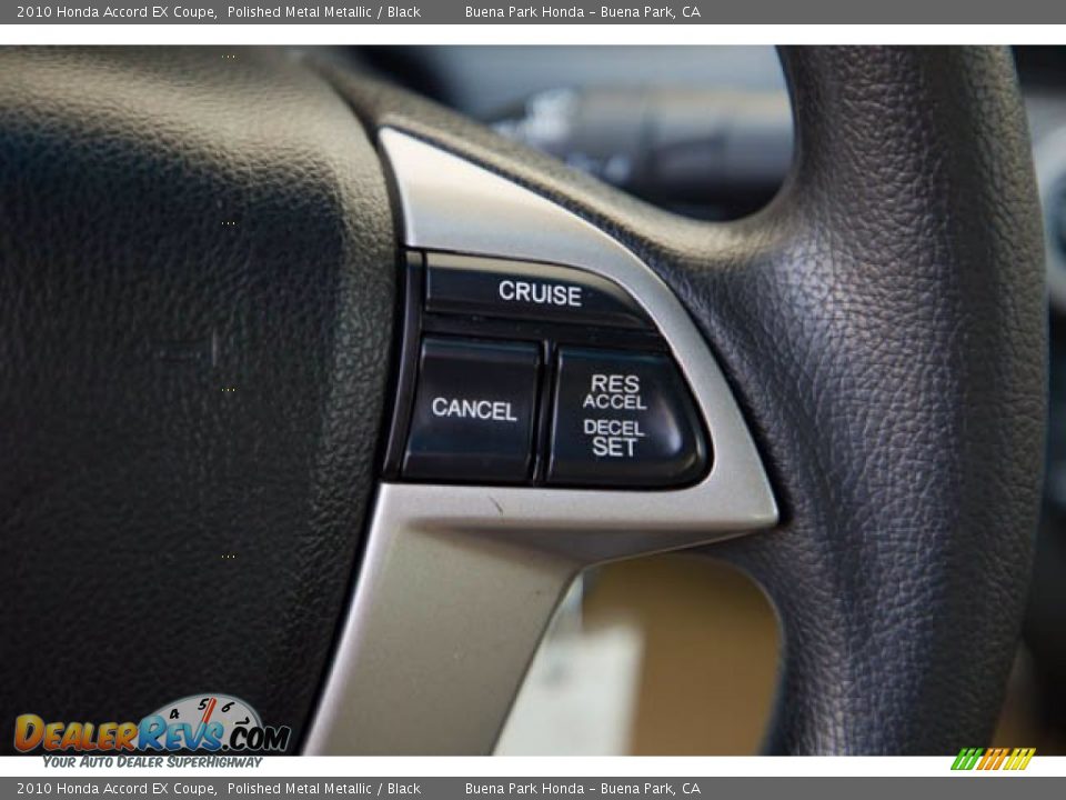 2010 Honda Accord EX Coupe Steering Wheel Photo #16