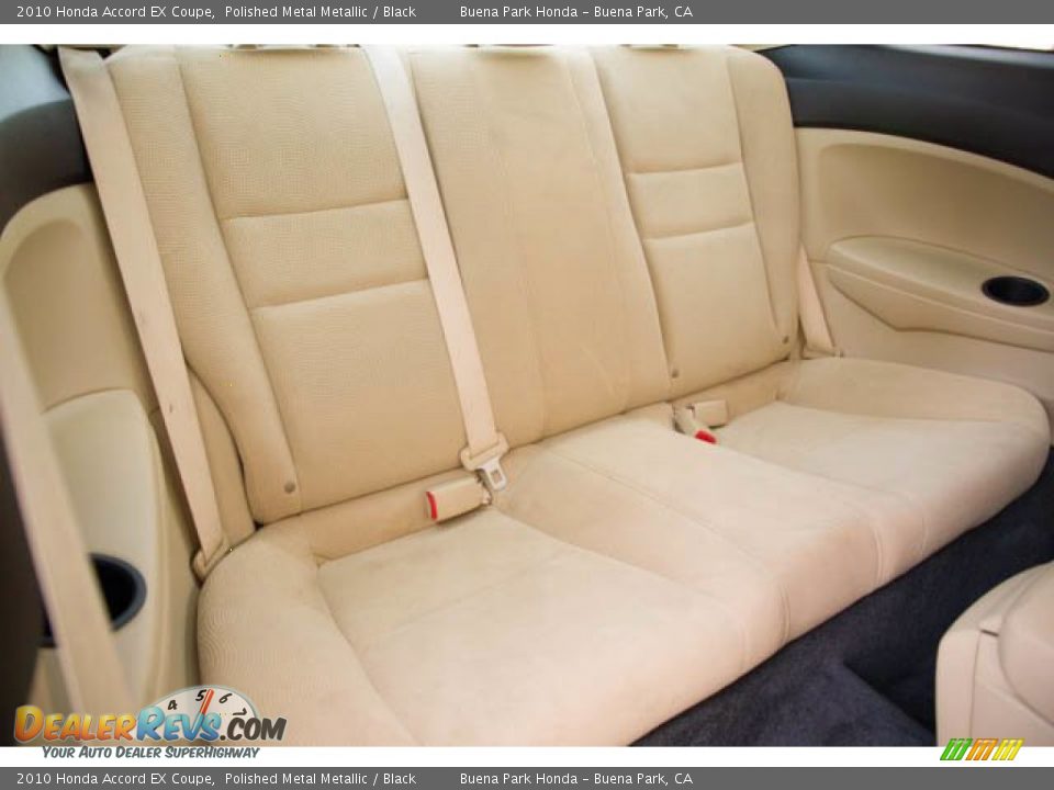 Rear Seat of 2010 Honda Accord EX Coupe Photo #19