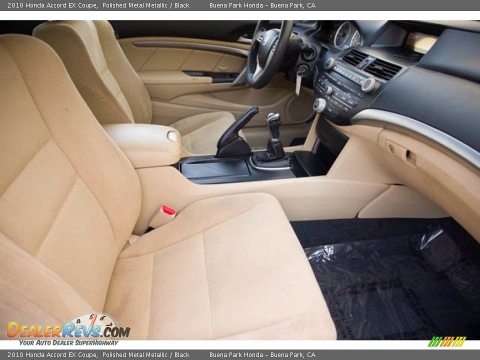 Front Seat of 2010 Honda Accord EX Coupe Photo #20