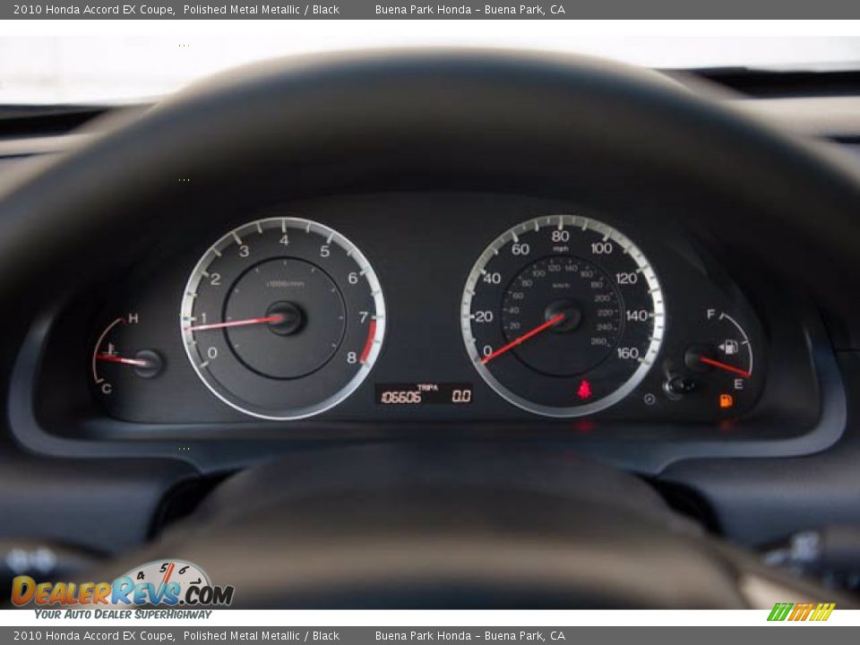 2010 Honda Accord EX Coupe Gauges Photo #22