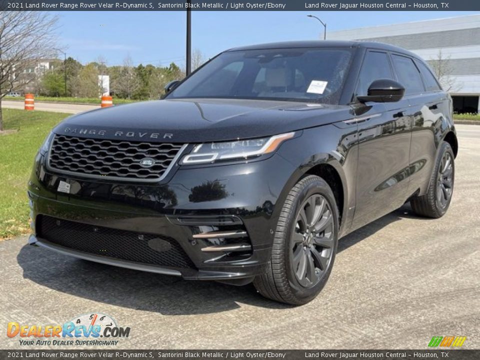 2021 Land Rover Range Rover Velar R-Dynamic S Santorini Black Metallic / Light Oyster/Ebony Photo #2