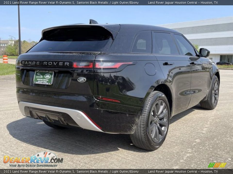 2021 Land Rover Range Rover Velar R-Dynamic S Santorini Black Metallic / Light Oyster/Ebony Photo #3