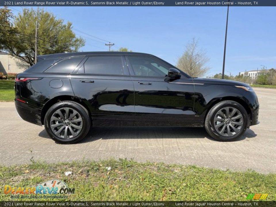 2021 Land Rover Range Rover Velar R-Dynamic S Santorini Black Metallic / Light Oyster/Ebony Photo #8