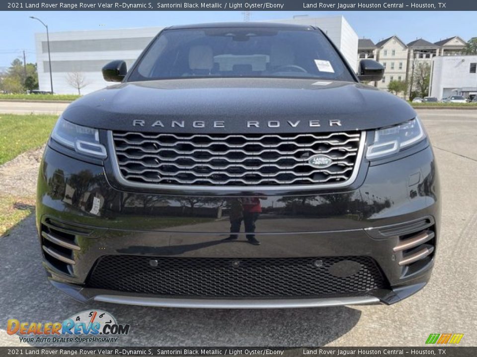 2021 Land Rover Range Rover Velar R-Dynamic S Santorini Black Metallic / Light Oyster/Ebony Photo #10