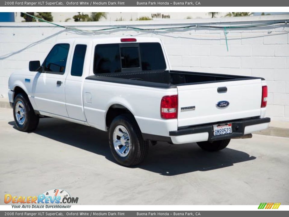 2008 Ford Ranger XLT SuperCab Oxford White / Medium Dark Flint Photo #2