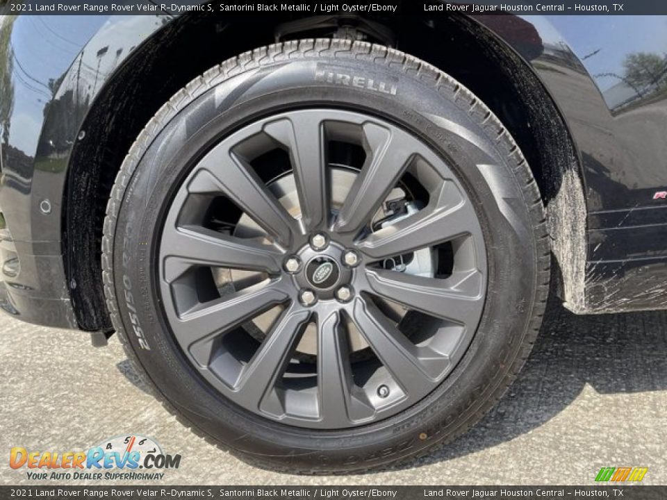 2021 Land Rover Range Rover Velar R-Dynamic S Santorini Black Metallic / Light Oyster/Ebony Photo #11