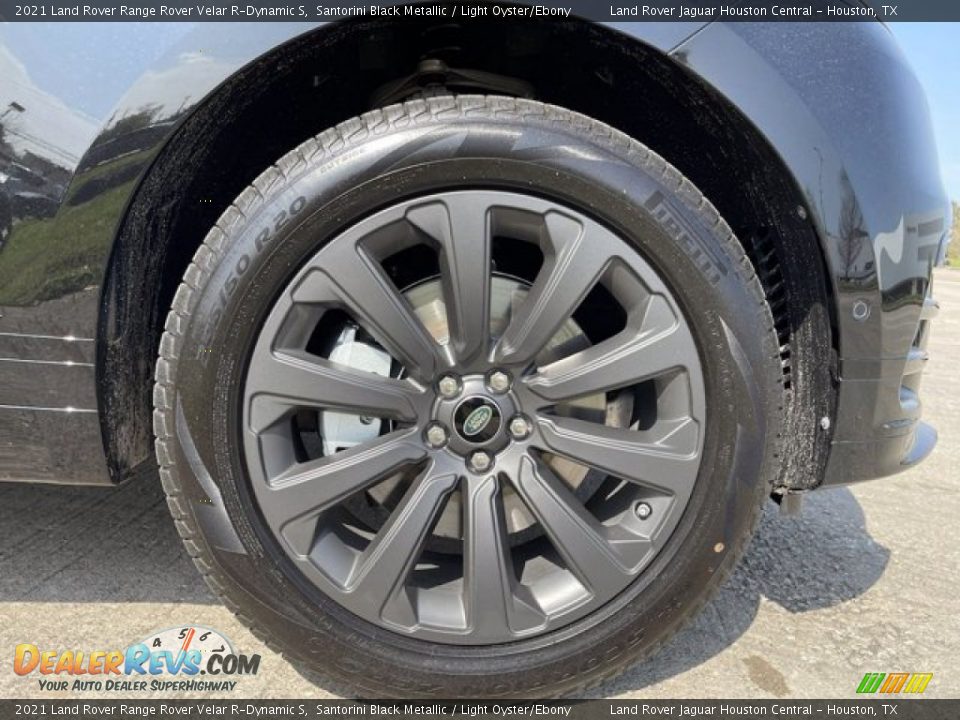 2021 Land Rover Range Rover Velar R-Dynamic S Santorini Black Metallic / Light Oyster/Ebony Photo #12