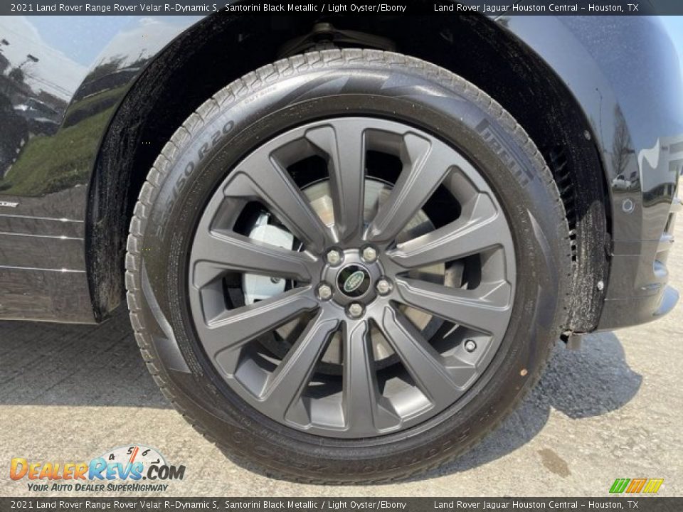 2021 Land Rover Range Rover Velar R-Dynamic S Santorini Black Metallic / Light Oyster/Ebony Photo #13