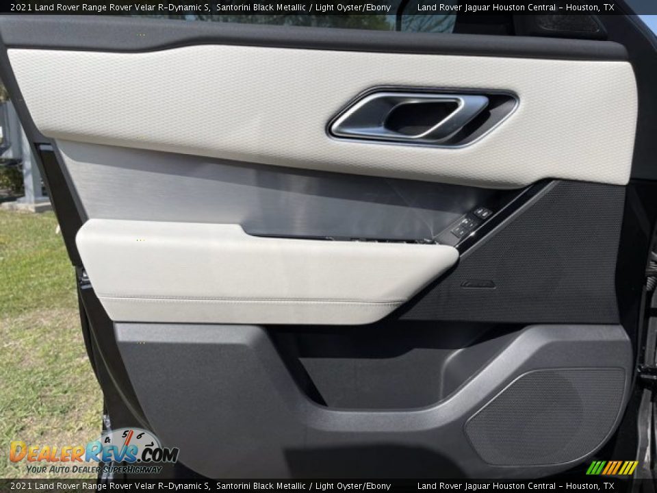 2021 Land Rover Range Rover Velar R-Dynamic S Santorini Black Metallic / Light Oyster/Ebony Photo #14