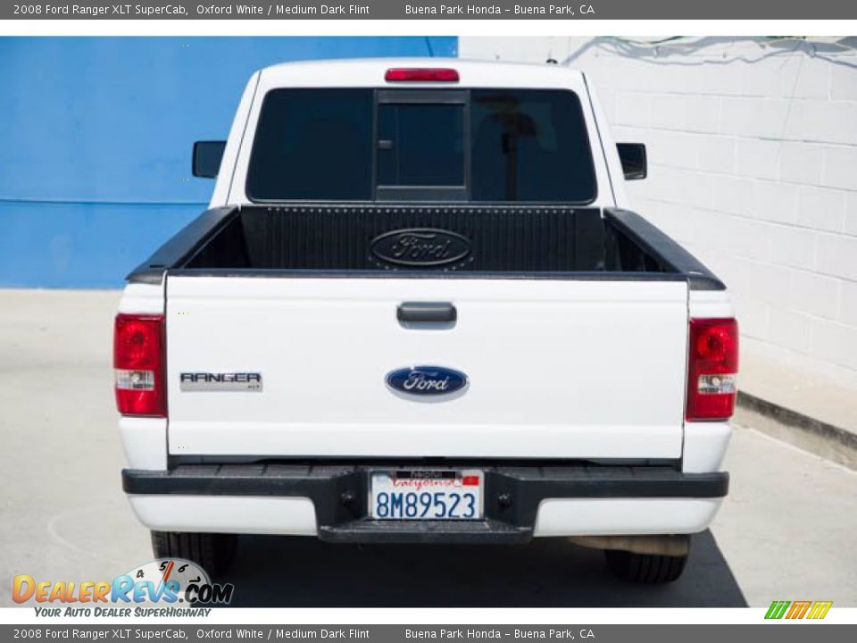 2008 Ford Ranger XLT SuperCab Oxford White / Medium Dark Flint Photo #9