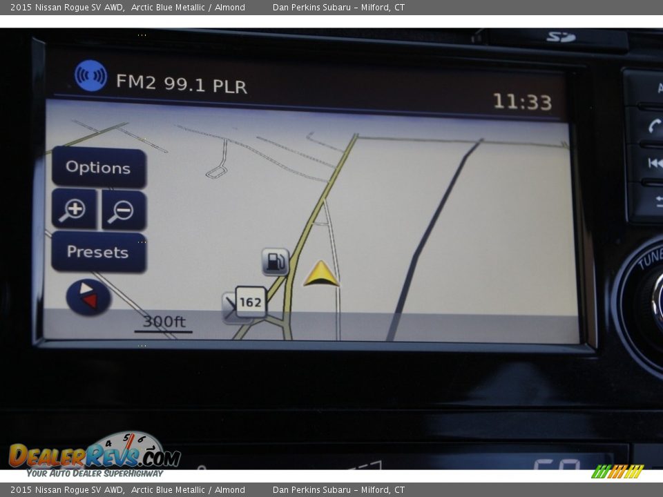 2015 Nissan Rogue SV AWD Arctic Blue Metallic / Almond Photo #19