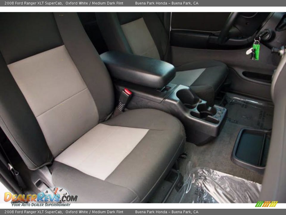 Front Seat of 2008 Ford Ranger XLT SuperCab Photo #22