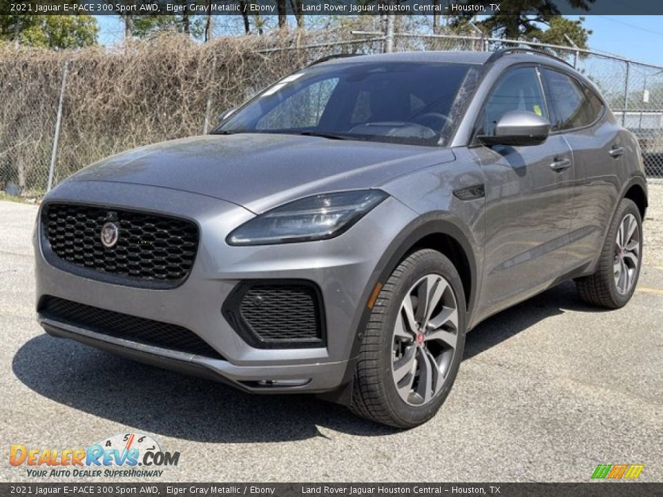 Front 3/4 View of 2021 Jaguar E-PACE 300 Sport AWD Photo #2