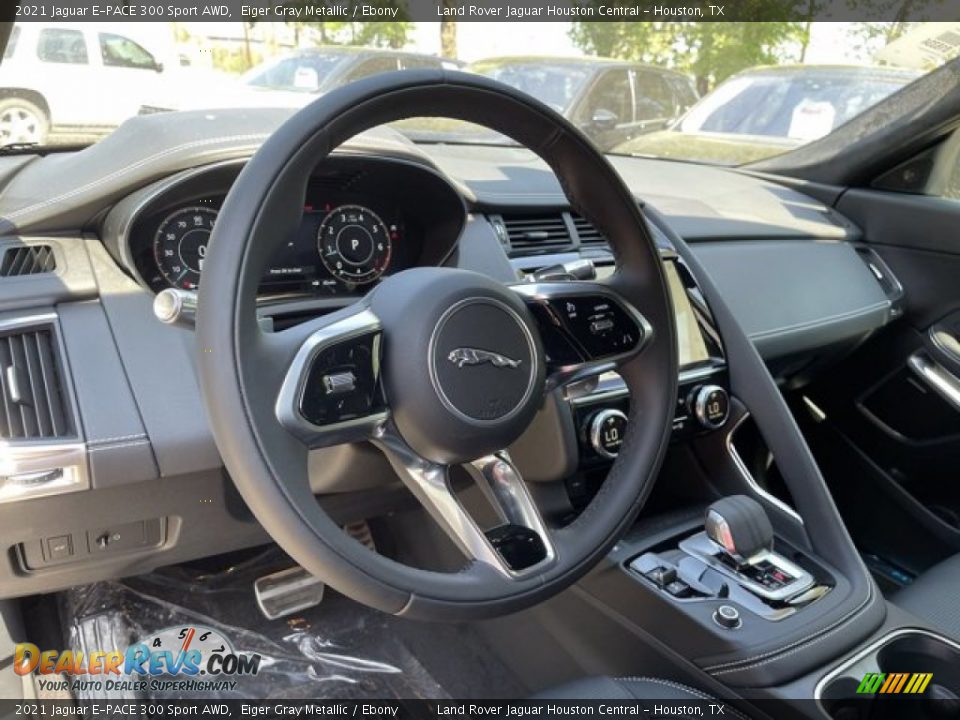2021 Jaguar E-PACE 300 Sport AWD Steering Wheel Photo #15