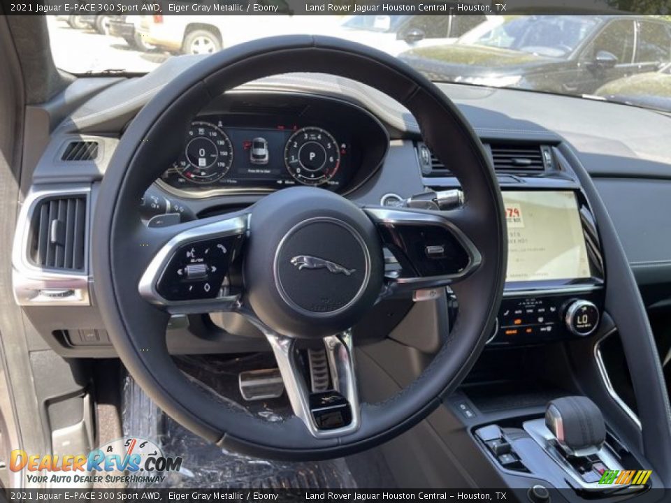 2021 Jaguar E-PACE 300 Sport AWD Steering Wheel Photo #18
