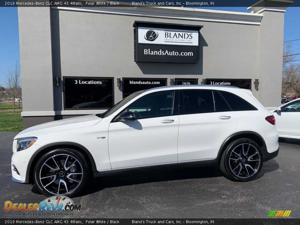 2019 Mercedes-Benz GLC AMG 43 4Matic Polar White / Black Photo #1