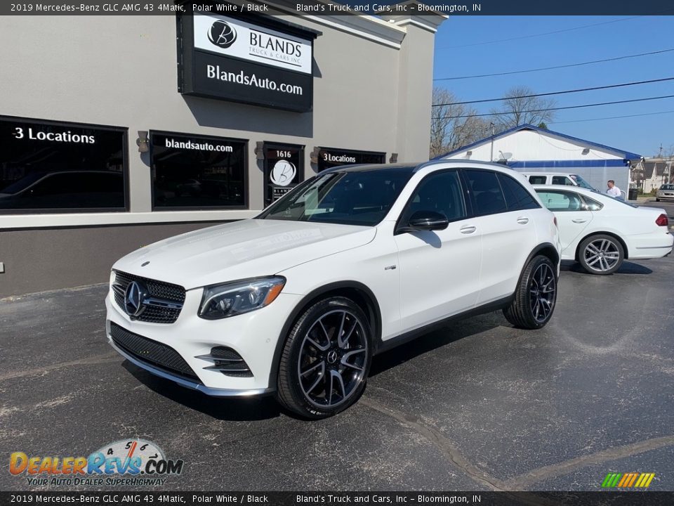 2019 Mercedes-Benz GLC AMG 43 4Matic Polar White / Black Photo #2