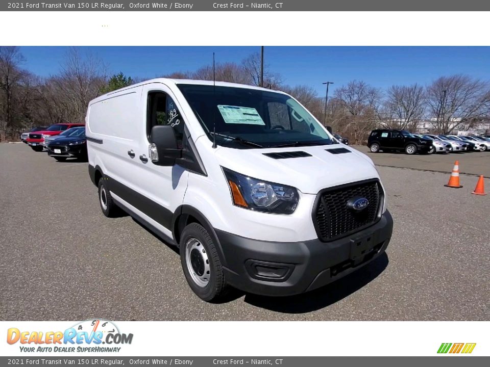Front 3/4 View of 2021 Ford Transit Van 150 LR Regular Photo #1