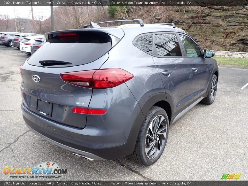 2021 Hyundai Tucson Sport AWD Coliseum Gray Metallic / Gray Photo #2