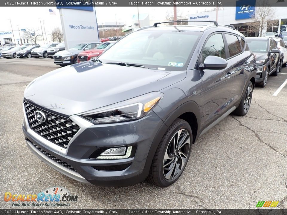 2021 Hyundai Tucson Sport AWD Coliseum Gray Metallic / Gray Photo #5