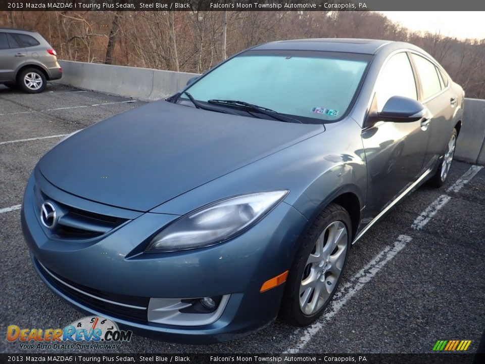 2013 Mazda MAZDA6 i Touring Plus Sedan Steel Blue / Black Photo #1