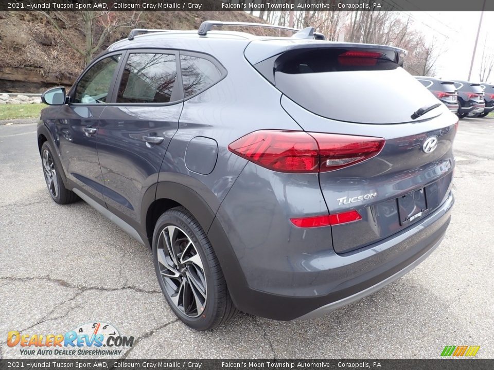 2021 Hyundai Tucson Sport AWD Coliseum Gray Metallic / Gray Photo #6