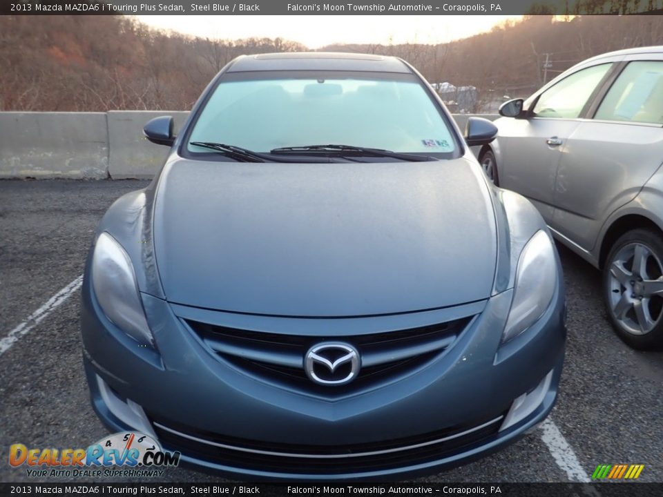 2013 Mazda MAZDA6 i Touring Plus Sedan Steel Blue / Black Photo #3