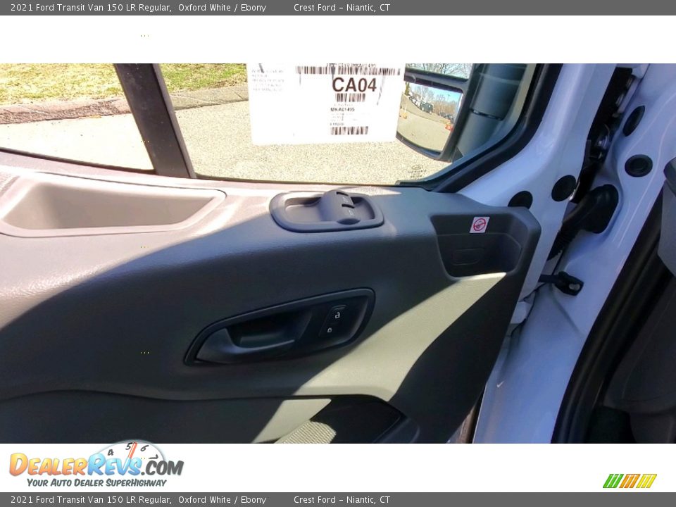 2021 Ford Transit Van 150 LR Regular Oxford White / Ebony Photo #12