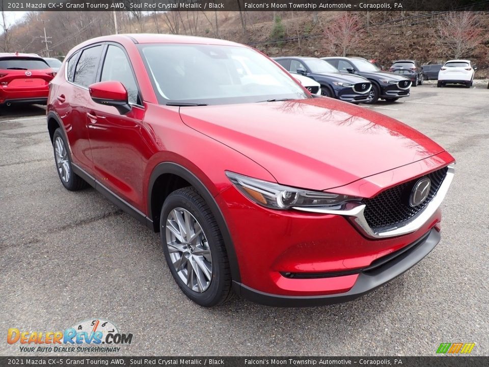 2021 Mazda CX-5 Grand Touring AWD Soul Red Crystal Metallic / Black Photo #3