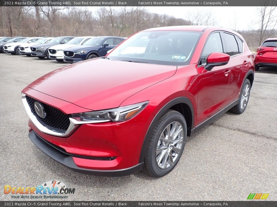 2021 Mazda CX-5 Grand Touring AWD Soul Red Crystal Metallic / Black Photo #5