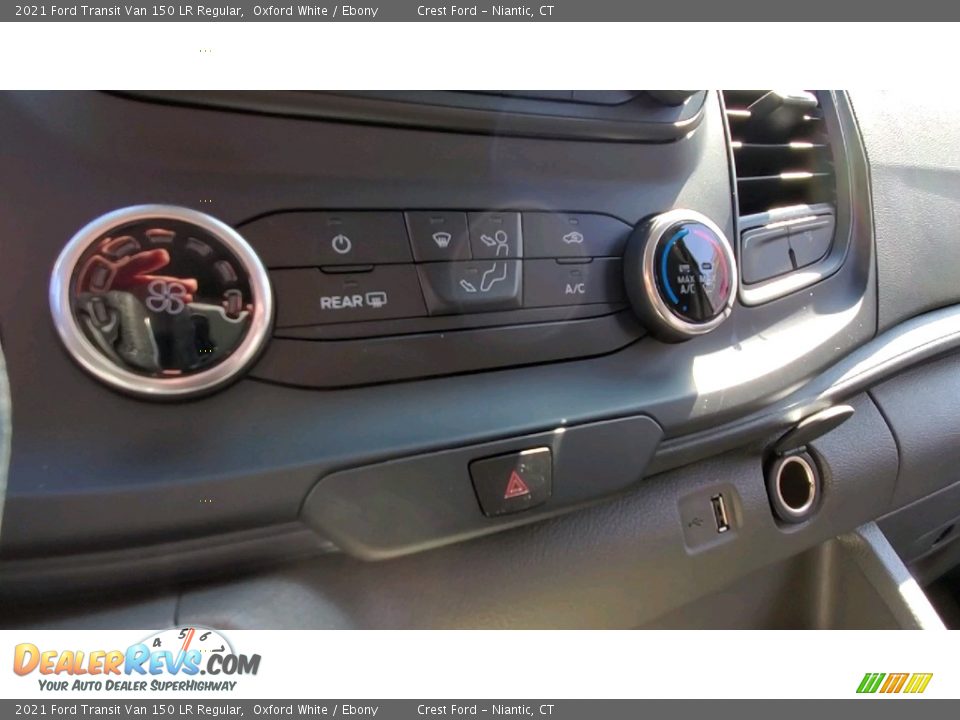 2021 Ford Transit Van 150 LR Regular Oxford White / Ebony Photo #15