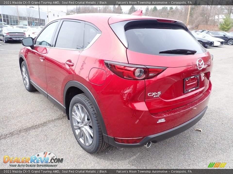 2021 Mazda CX-5 Grand Touring AWD Soul Red Crystal Metallic / Black Photo #6