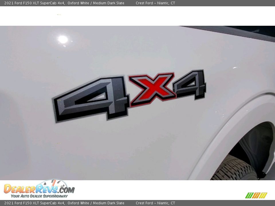 2021 Ford F150 XLT SuperCab 4x4 Oxford White / Medium Dark Slate Photo #9