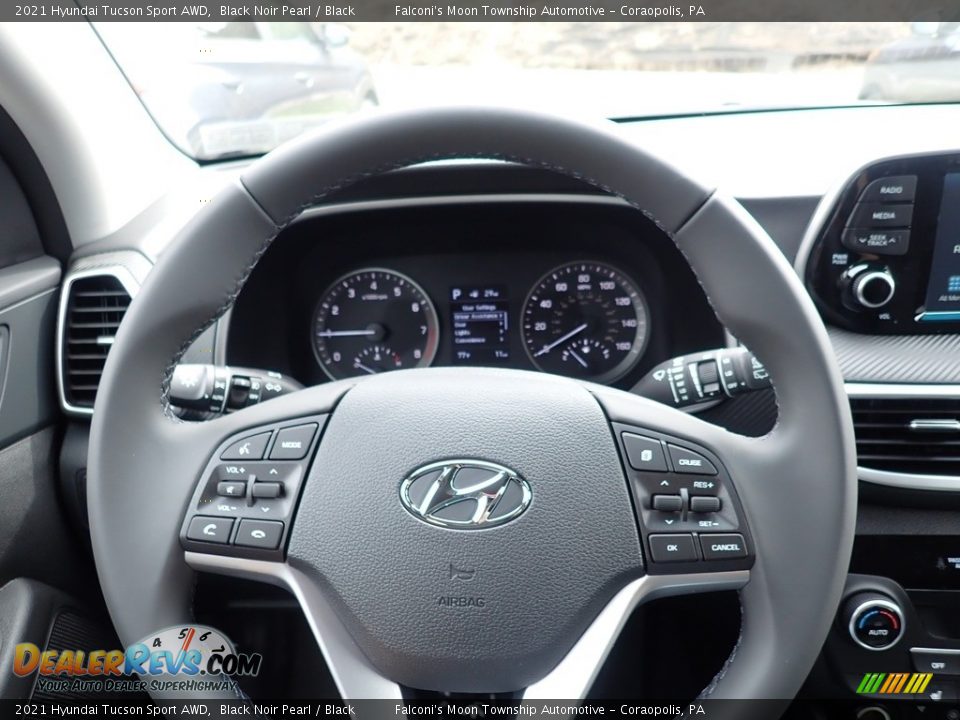 2021 Hyundai Tucson Sport AWD Black Noir Pearl / Black Photo #14