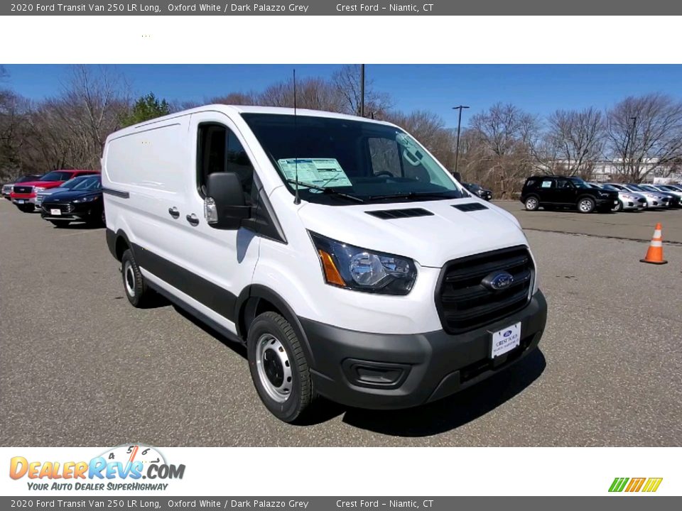 2020 Ford Transit Van 250 LR Long Oxford White / Dark Palazzo Grey Photo #1