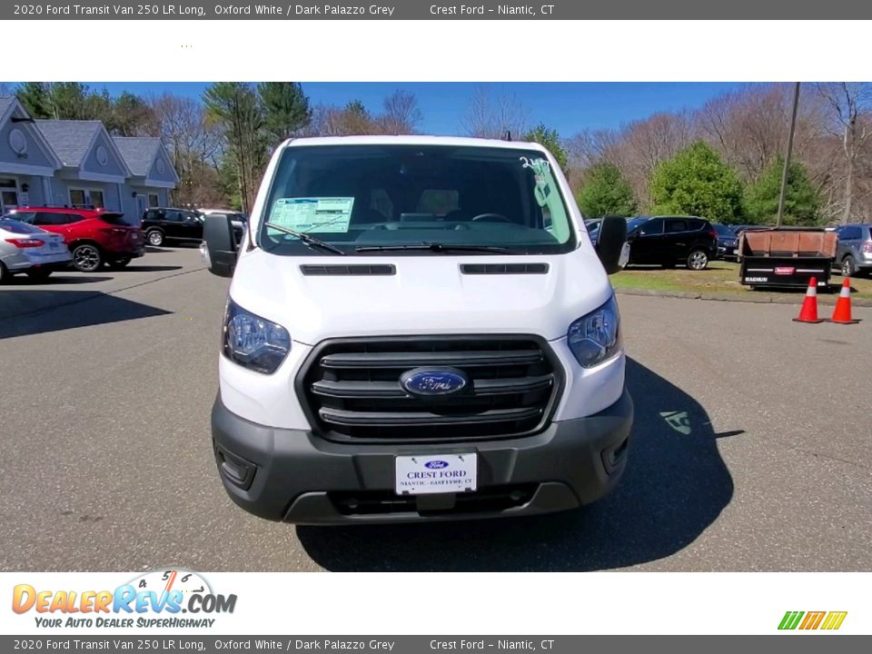 2020 Ford Transit Van 250 LR Long Oxford White / Dark Palazzo Grey Photo #2