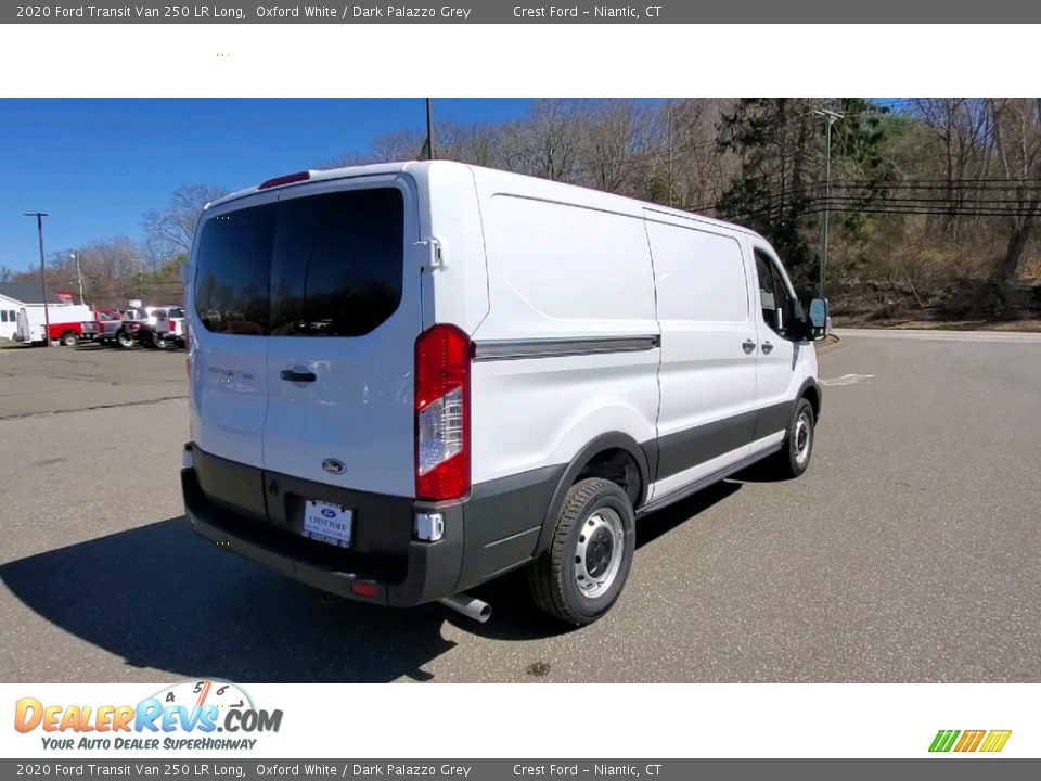 2020 Ford Transit Van 250 LR Long Oxford White / Dark Palazzo Grey Photo #7