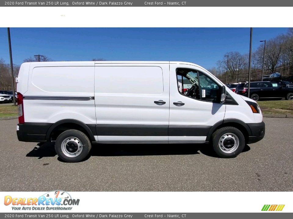 2020 Ford Transit Van 250 LR Long Oxford White / Dark Palazzo Grey Photo #8