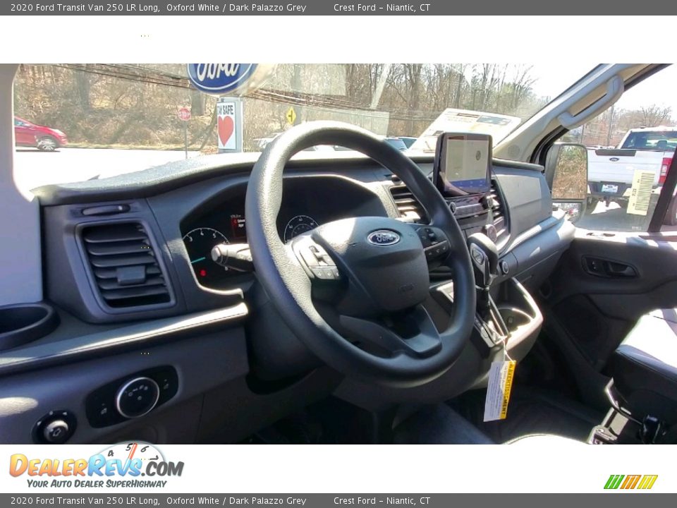 2020 Ford Transit Van 250 LR Long Oxford White / Dark Palazzo Grey Photo #10