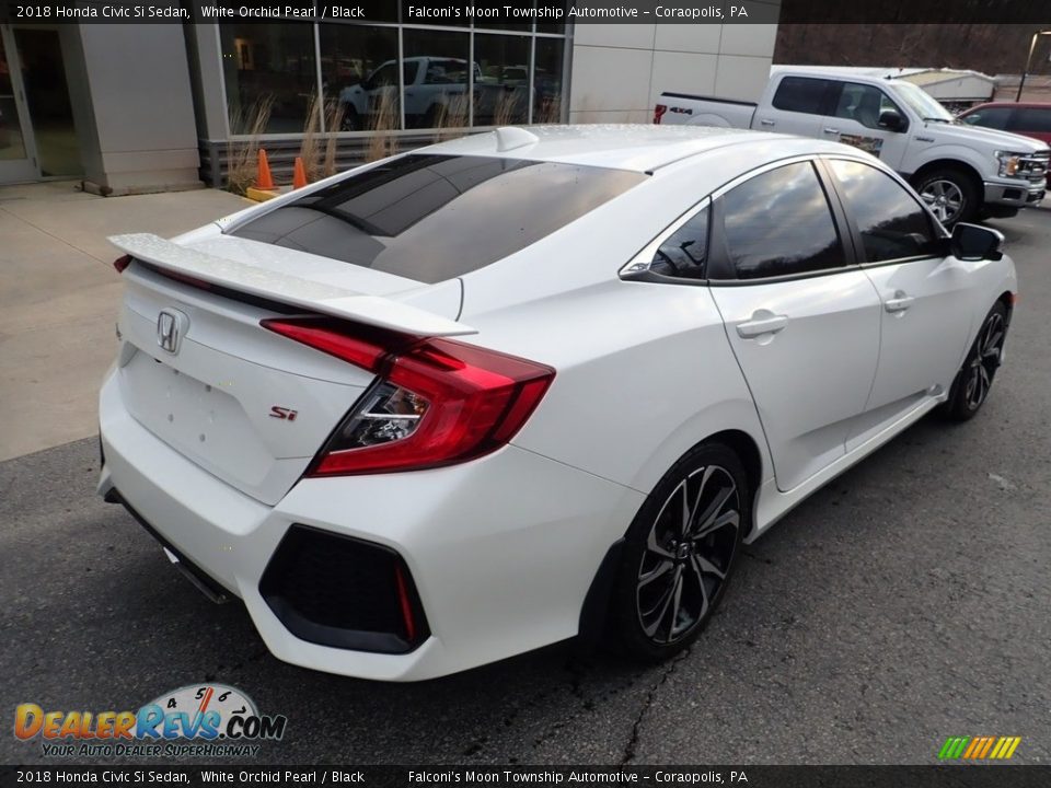 2018 Honda Civic Si Sedan White Orchid Pearl / Black Photo #2