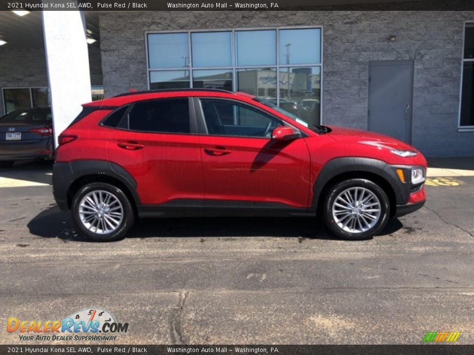 2021 Hyundai Kona SEL AWD Pulse Red / Black Photo #2