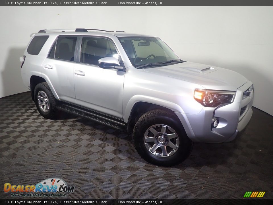 2016 Toyota 4Runner Trail 4x4 Classic Silver Metallic / Black Photo #4