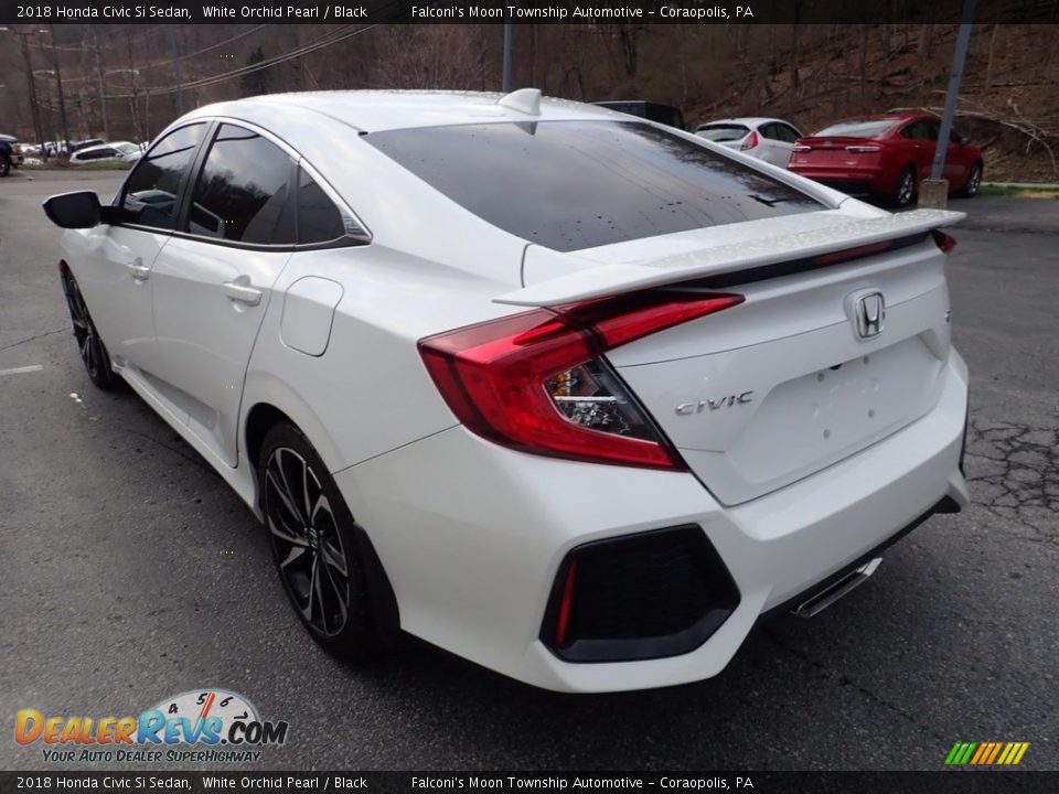 2018 Honda Civic Si Sedan White Orchid Pearl / Black Photo #5