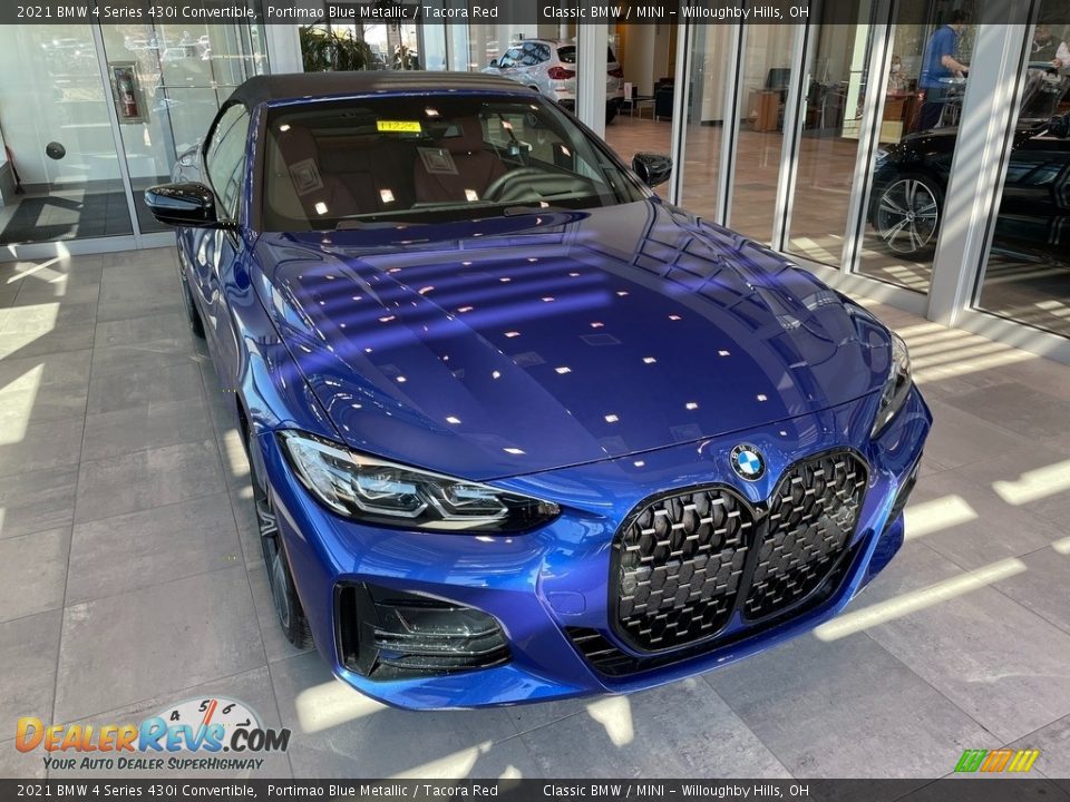 Portimao Blue Metallic 2021 BMW 4 Series 430i Convertible Photo #1