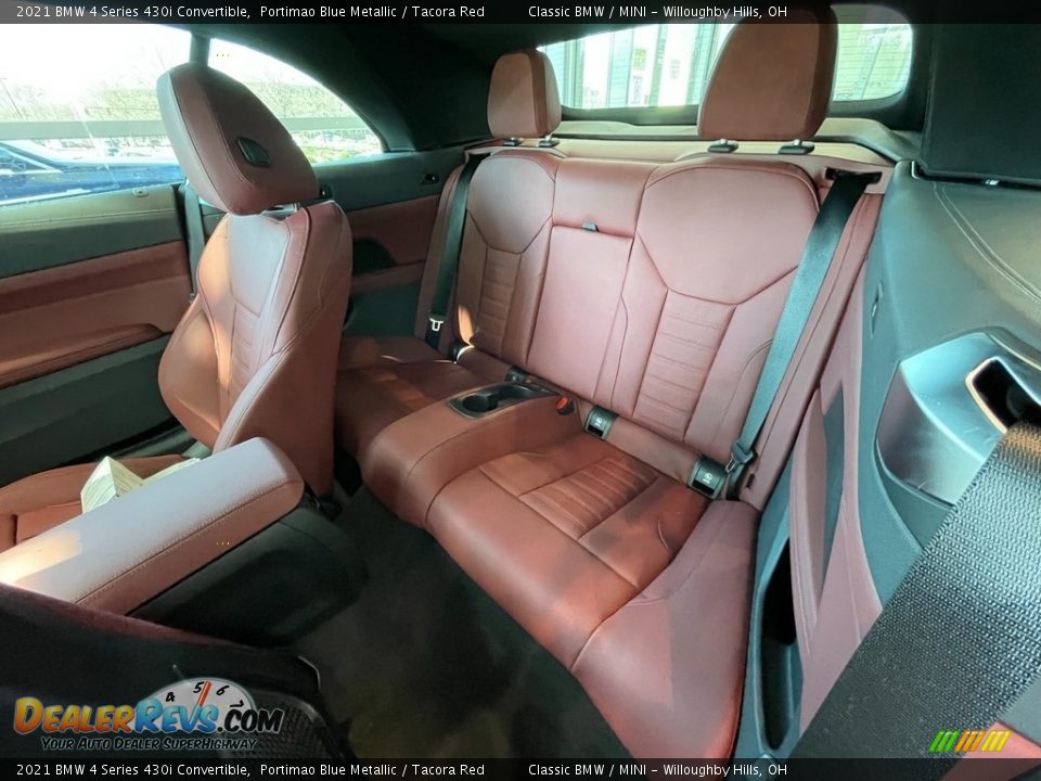 Rear Seat of 2021 BMW 4 Series 430i Convertible Photo #5