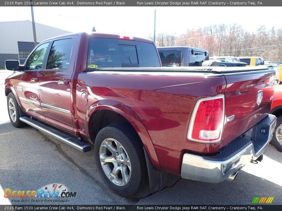 Delmonico Red Pearl 2016 Ram 1500 Laramie Crew Cab 4x4 Photo #2