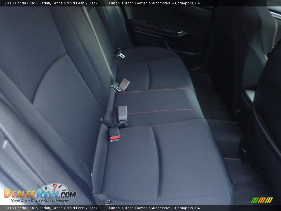 2018 Honda Civic Si Sedan White Orchid Pearl / Black Photo #14