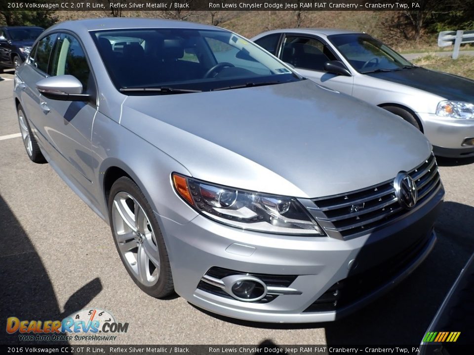 2016 Volkswagen CC 2.0T R Line Reflex Silver Metallic / Black Photo #2