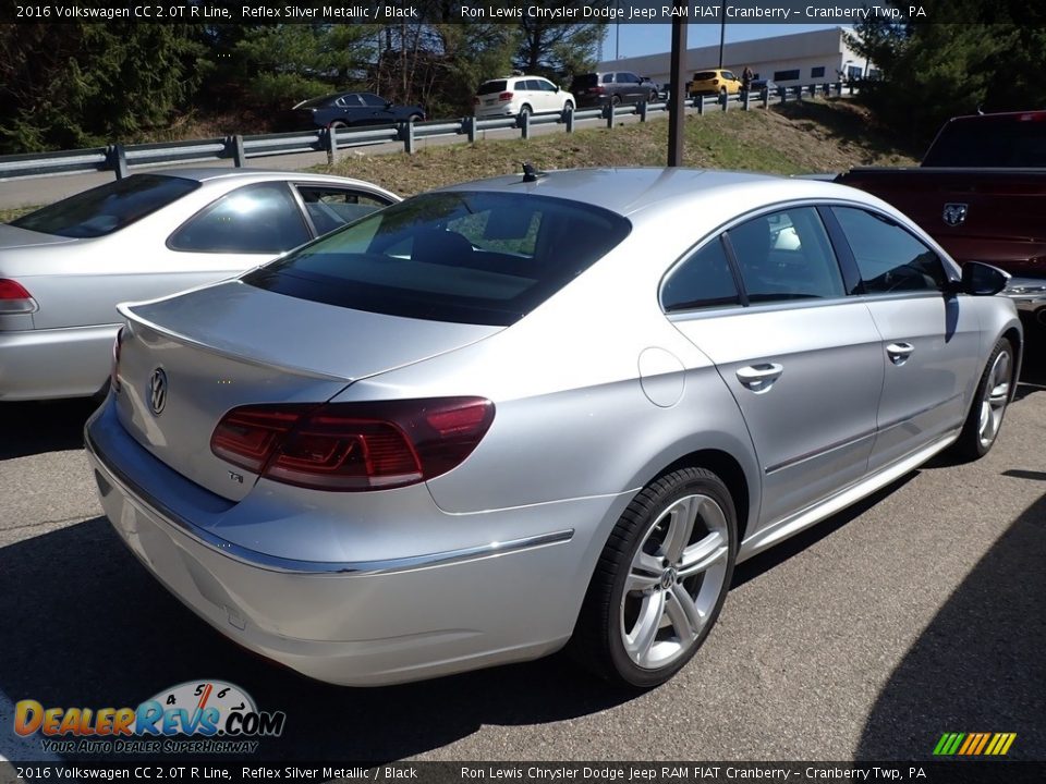 2016 Volkswagen CC 2.0T R Line Reflex Silver Metallic / Black Photo #3